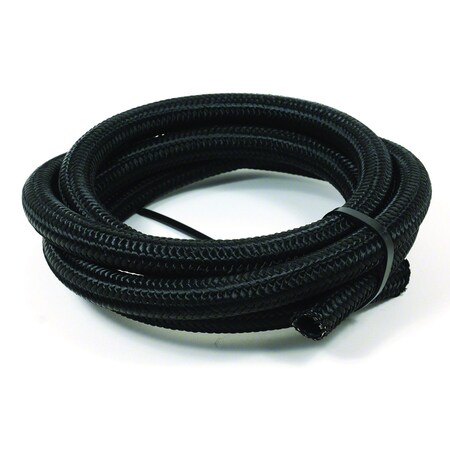 Speedfx HOSE, BLK NYLON SS BRD HOSE, -12AN X 20' 5351220